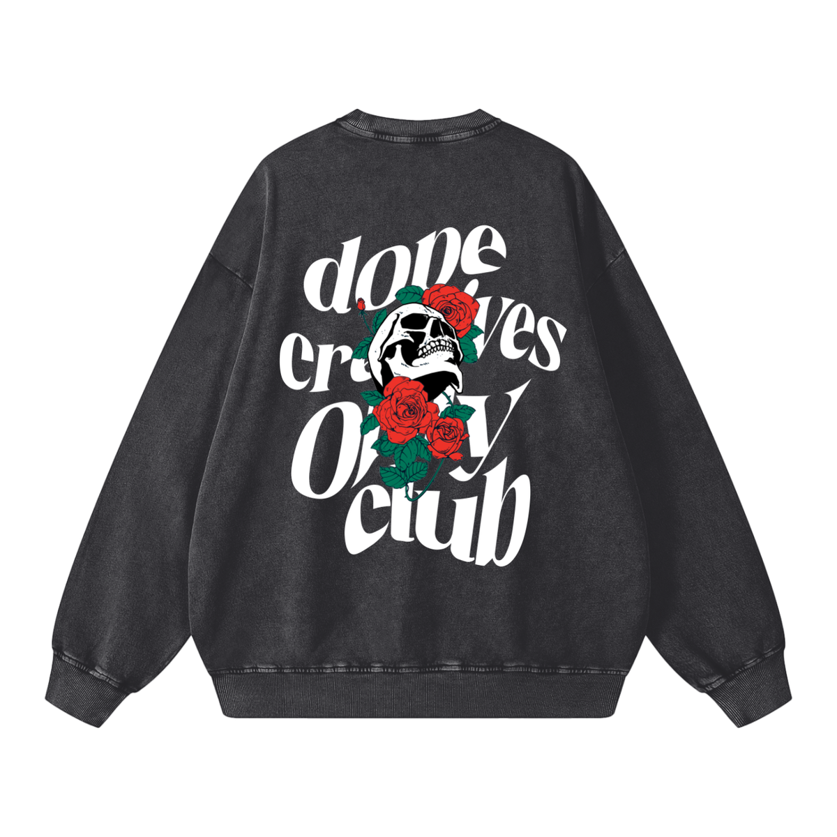 Dope Cre8tives Only Club Oversized Crew