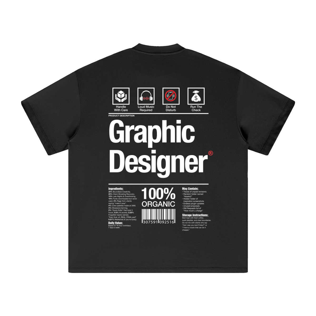 Graphic Designer Ingredients Tee